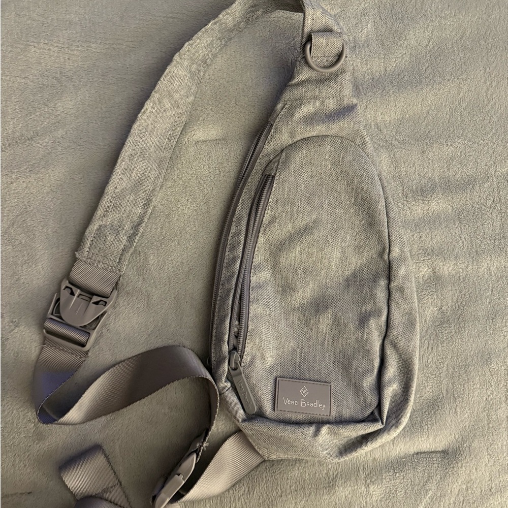 Vera Bradley Grey Crossbody Sachel